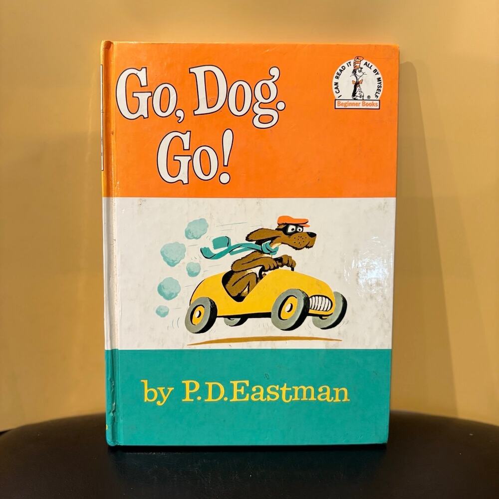 Go, Dog. Go! by P.D. Eastman Vintage Hardcover Beginner Book 1961 Dr. Seuss